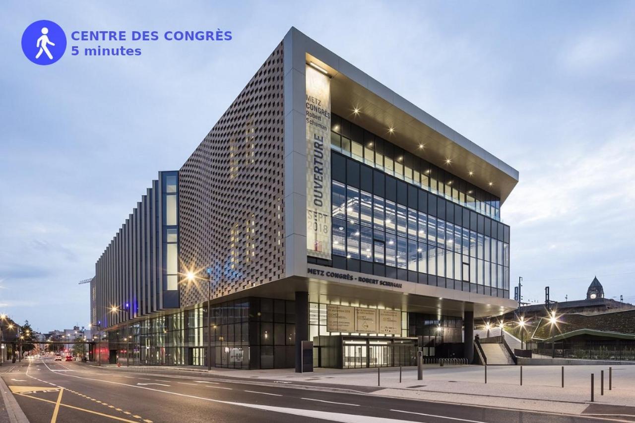 Belchamps Metz Gare Pompidou Apartment Luaran gambar