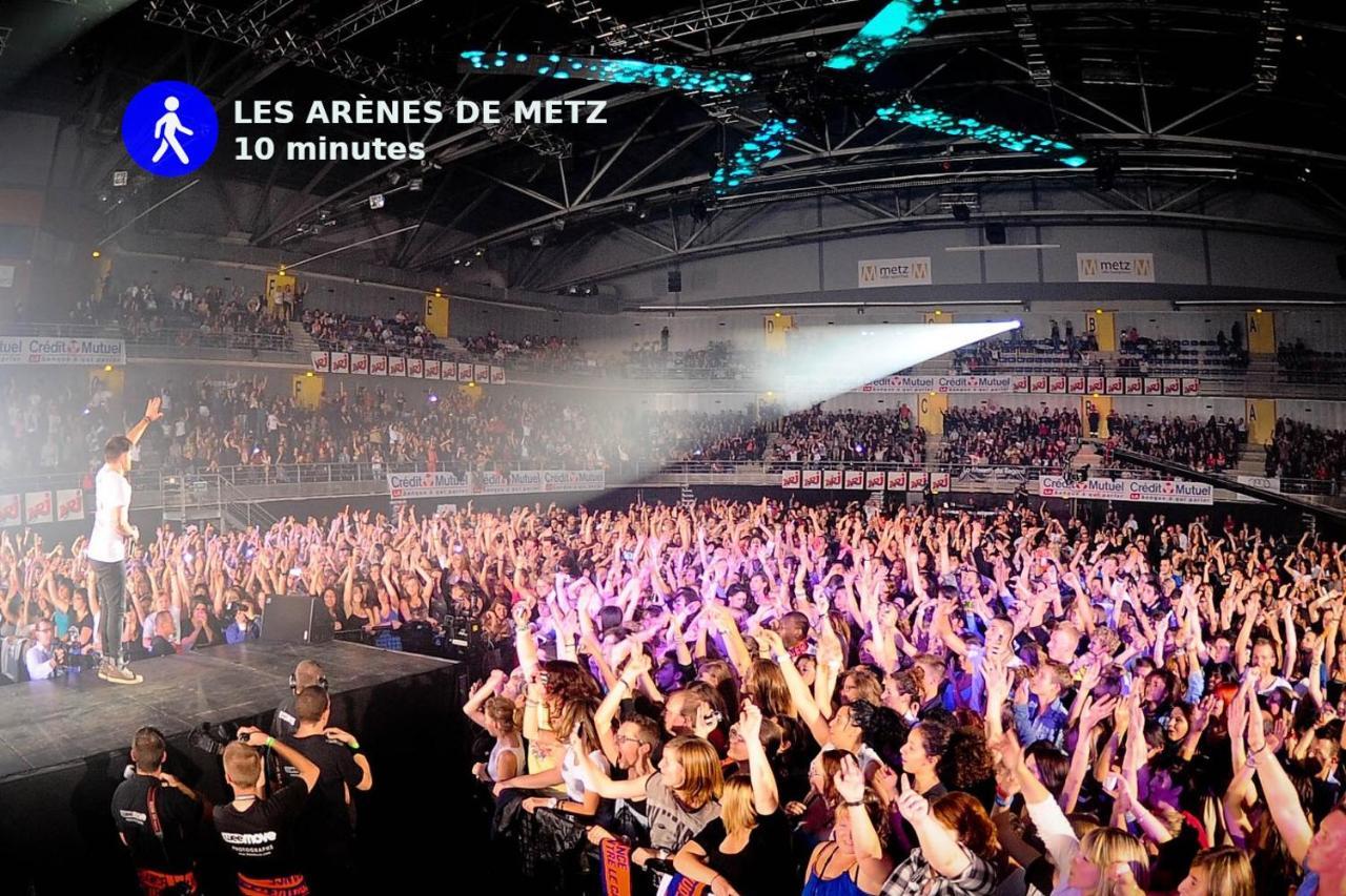 Belchamps Metz Gare Pompidou Apartment Luaran gambar