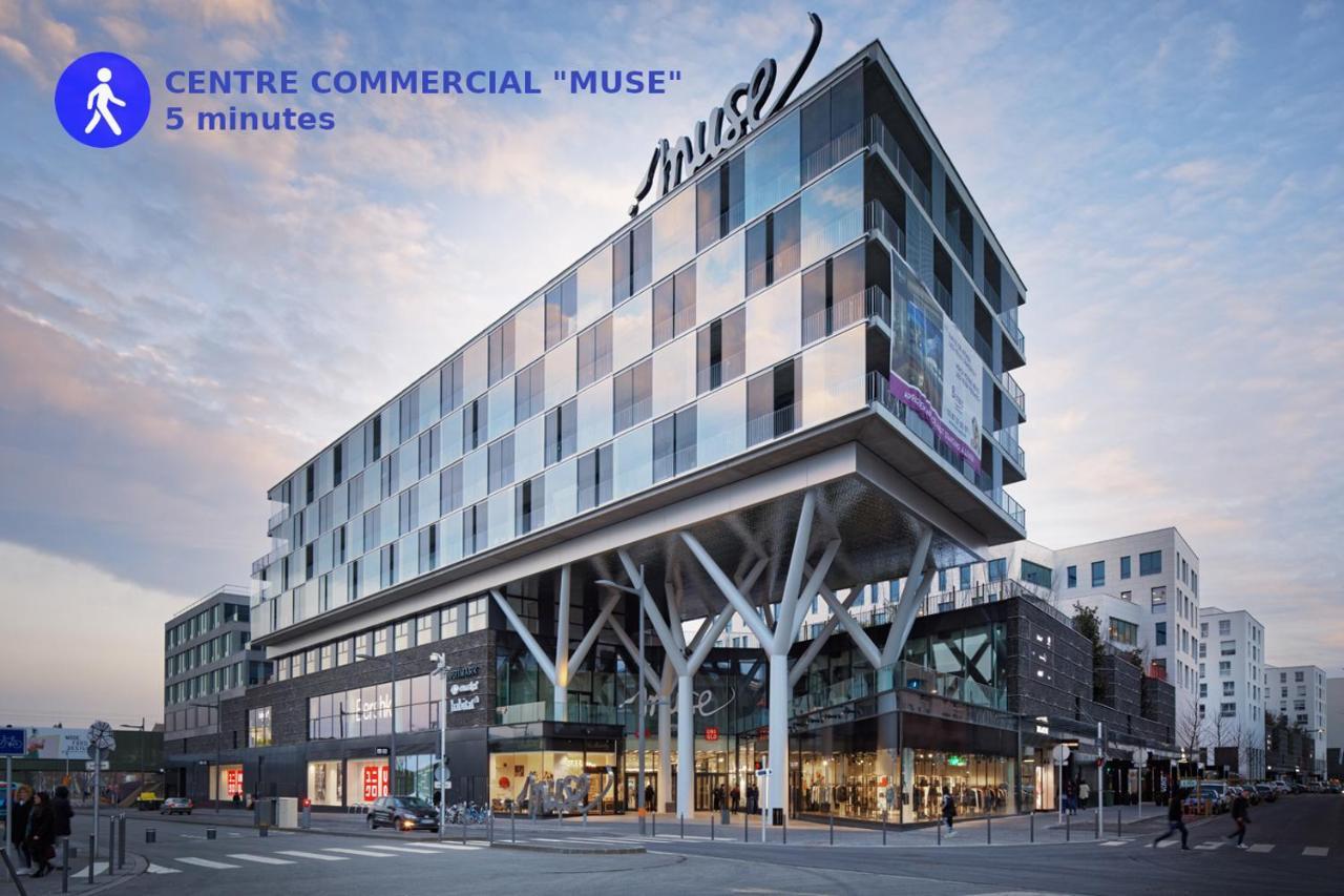 Belchamps Metz Gare Pompidou Apartment Luaran gambar