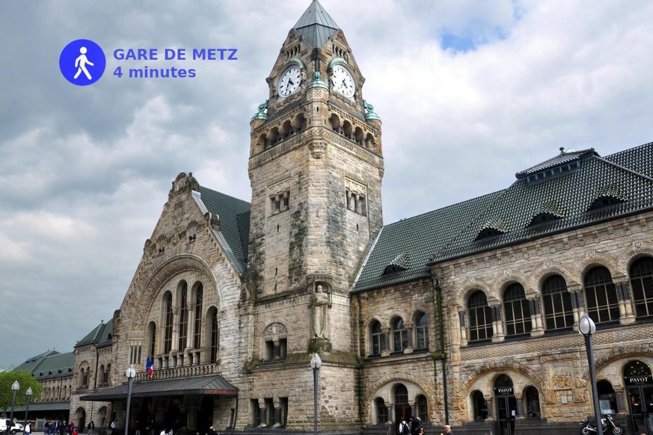 Belchamps Metz Gare Pompidou Apartment Luaran gambar
